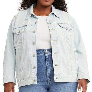 Levi's Ex-Boyfriend Denim Trucker Jacket--size 3X